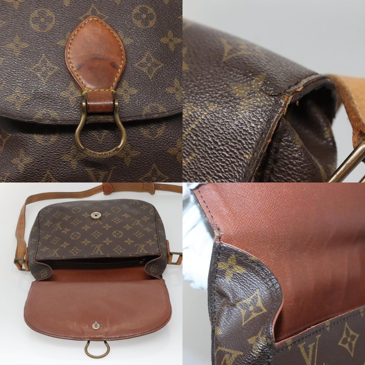 Louis Vuitton LOUIS VUITTON Monogram Saint Cloud GM Shoulder Bag M51242 Size ONE SIZE - 11 Thumbnail
