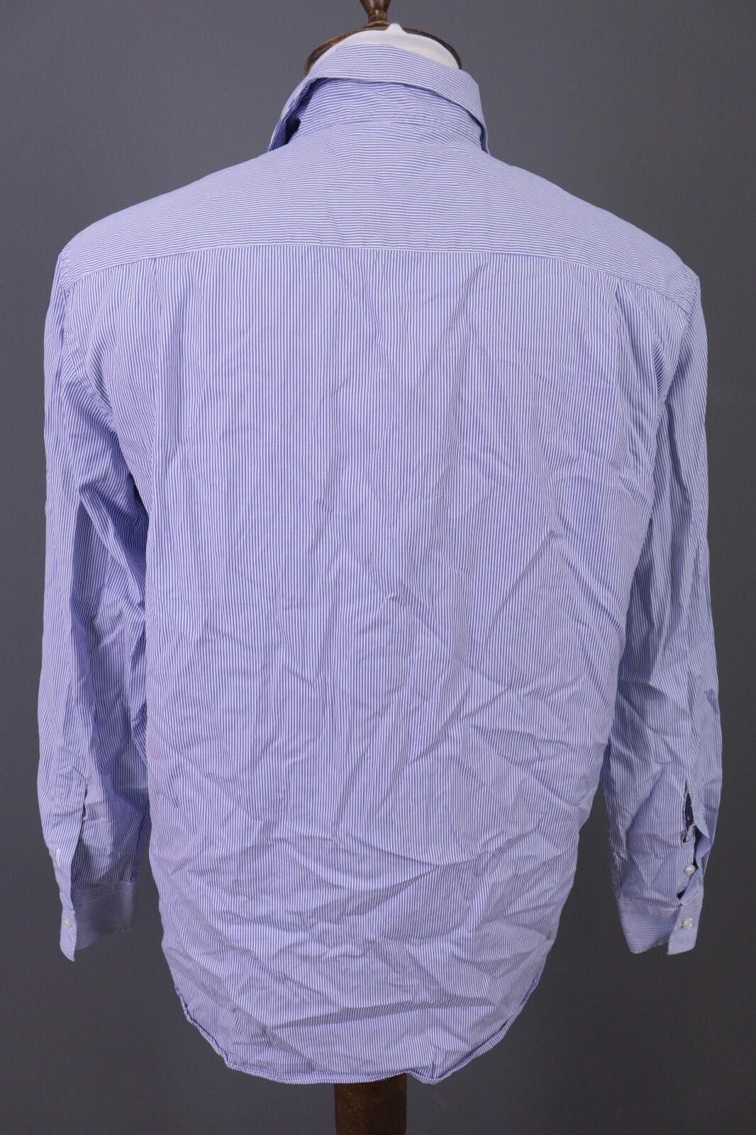 Paul & Shark Paul & Shark Yachting Blue Pinstripe Shirt Size 42 Size US M / EU 48-50 / 2 - 12 Thumbnail