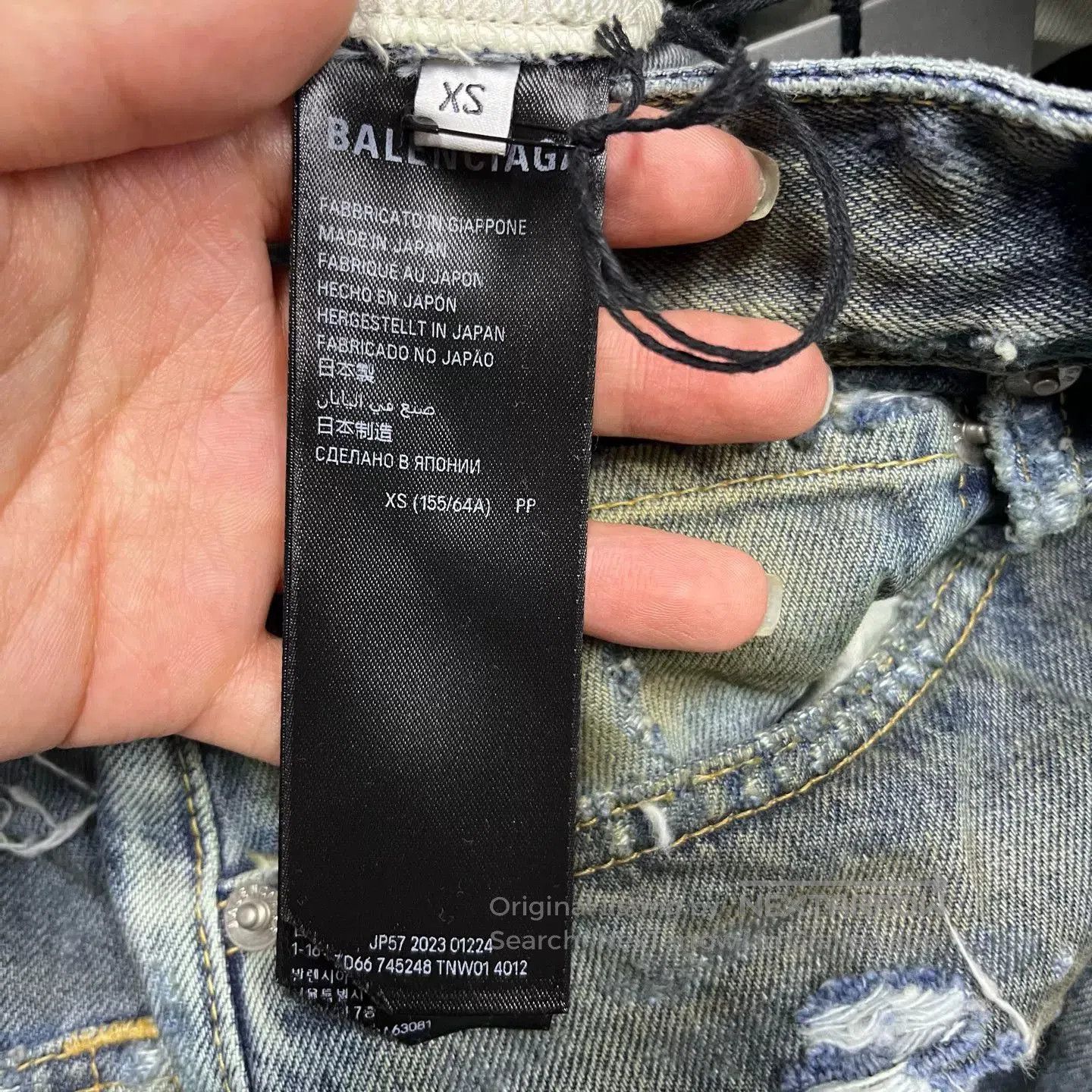 Balenciaga balenciaga distressed blue denim jeans size M. Size US 28 / EU 44 - 3 Thumbnail