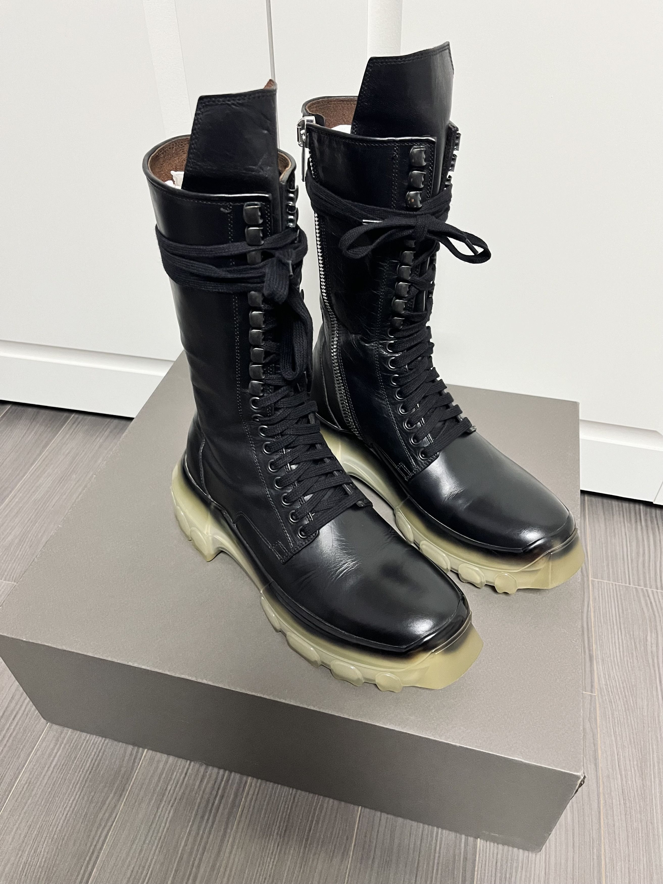 Rick Owens SISYPHUS OFF-THE-RUNWAY TRACTOR BOOTS Size US 6.5 / EU 39-40 - 6 Thumbnail