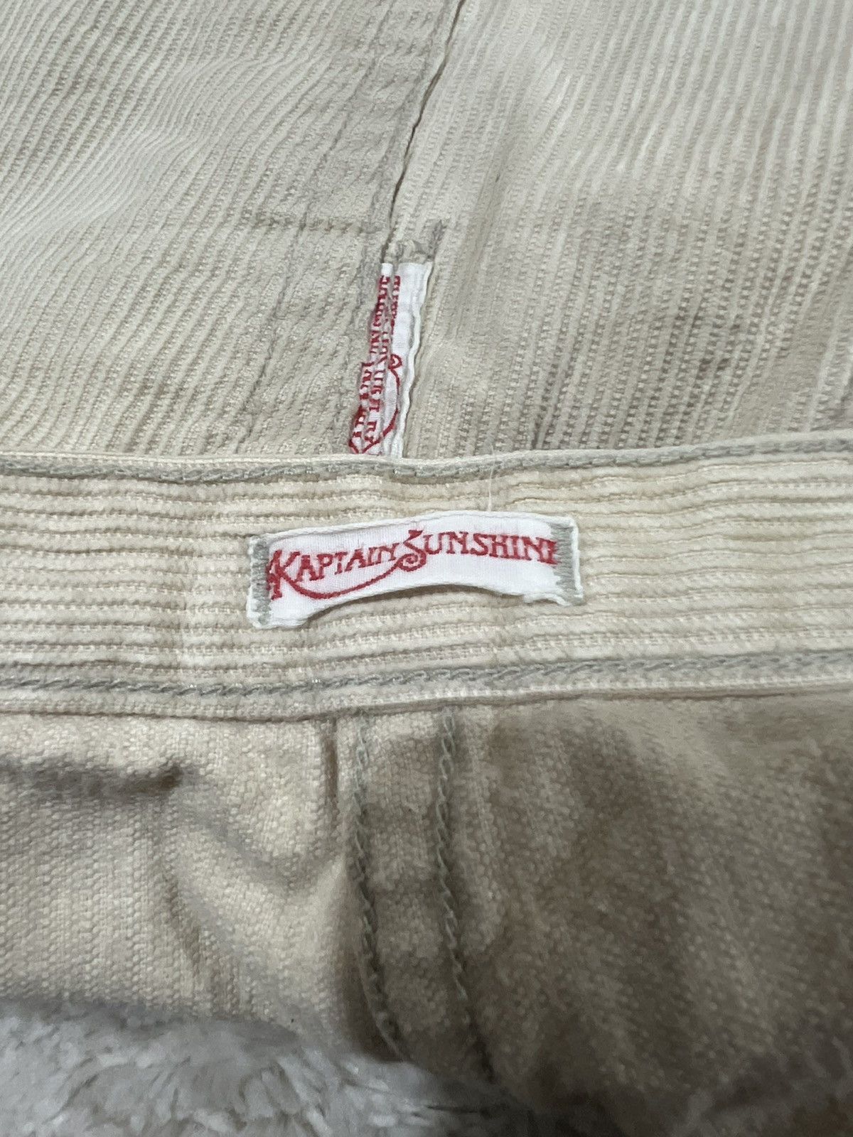 Kaptain Sunshine × Levi's Vintage Clothing × Vintage Kaptain Sunshine 🇯🇵 Adventurers Outfit Corduroy Ecru 🎈Pants Size US 29 - 8 Thumbnail
