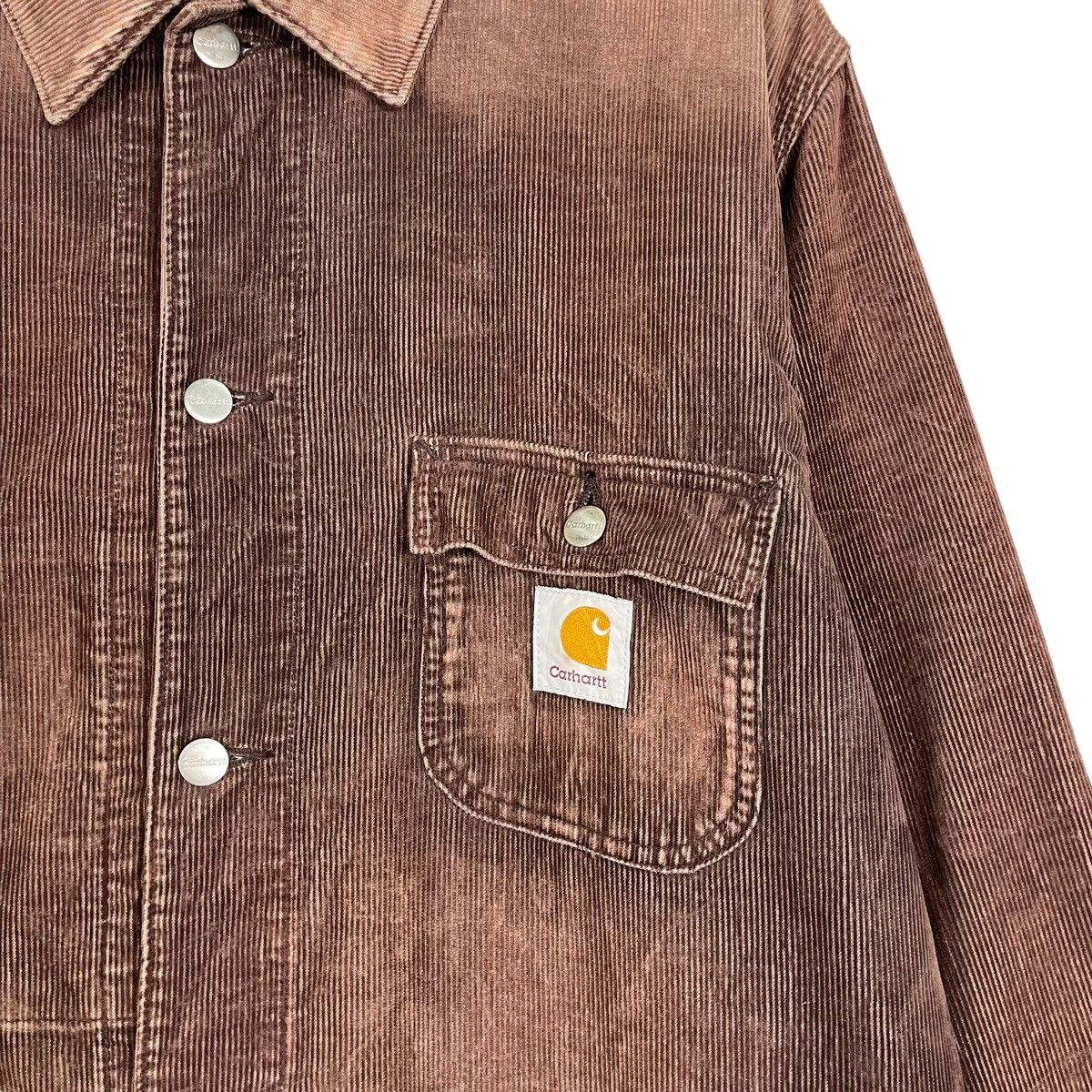 Carhartt × Vintage 💥 CARHARTT CORDUROY VELVET CHORE VINTAGE JACKET Size US L / EU 52-54 / 3 - 6 Thumbnail