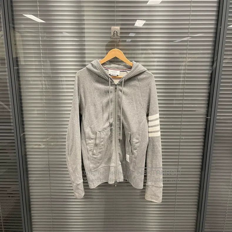 Thom Browne Thom Browne Hooded Zip-Up Jacket Size US XL / EU 56 / 4 - 1 Thumbnail