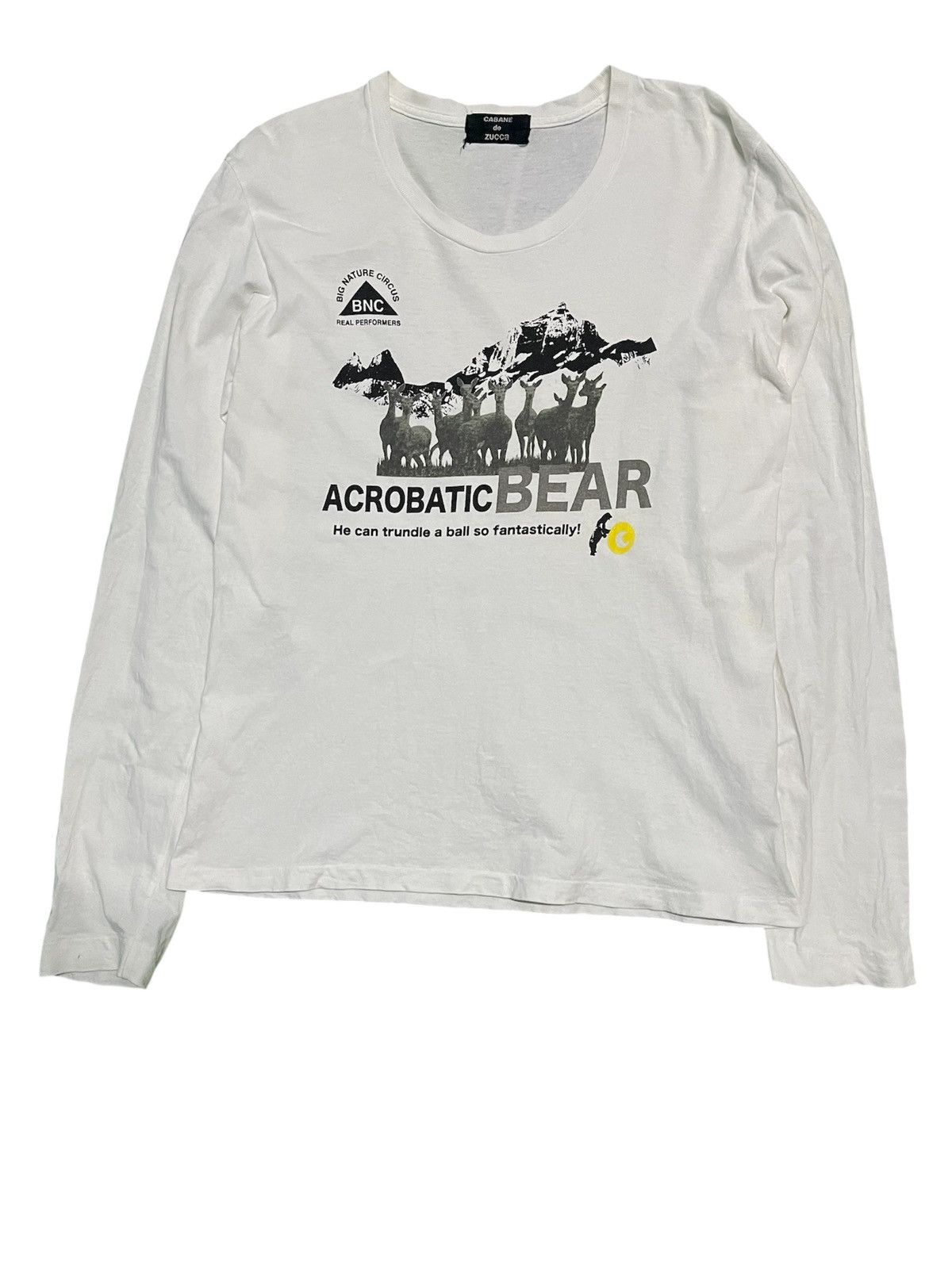CABANE de ZUCCa × Issey Miyake × Vintage Cabane De Zucca Long sleeve Tee Size M / US 6-8 / IT 42-44 - 1 Thumbnail