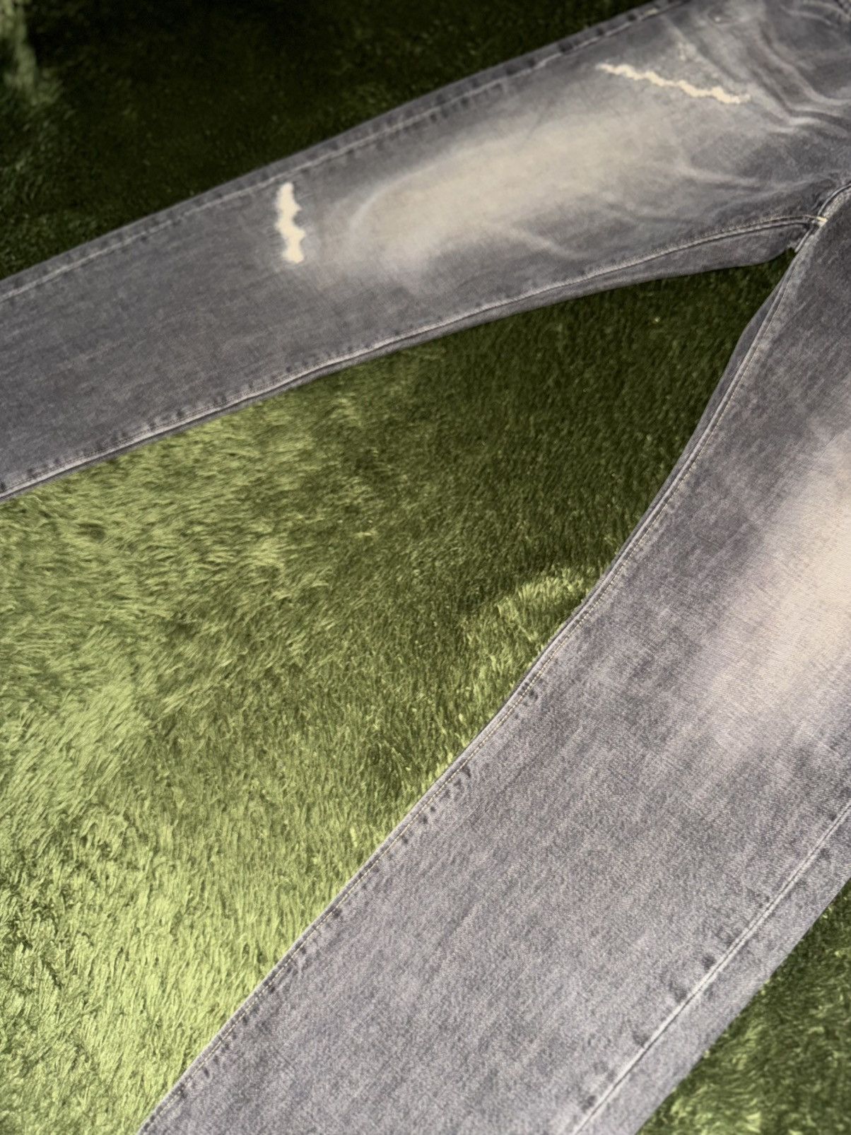 Japanese Brand [34] Spectator Made in Italy 121-003 Distressed Denim Size US 34 / EU 50 - 8 Thumbnail