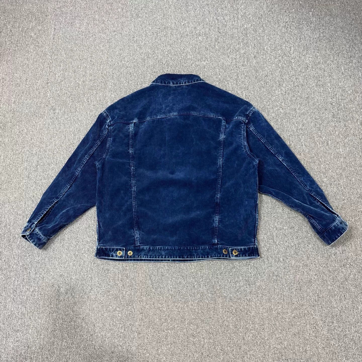 Miu Miu MIU MIU 24ss blue corduroy denim jacket 40 Size M / US 6-8 / IT 42-44 - 2 Thumbnail