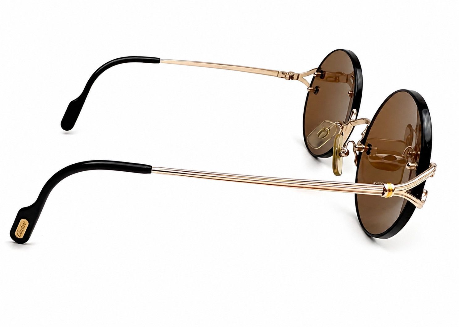 Cartier Vintage Cartier C-Decor Gold Sunglasses Size ONE SIZE - 10 Thumbnail