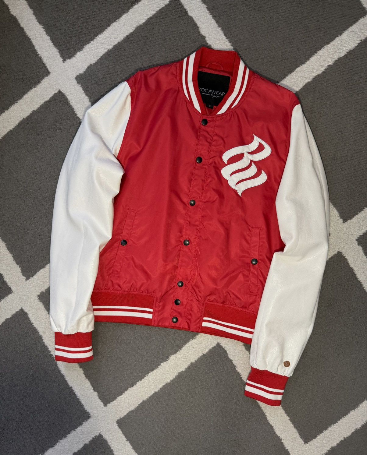 Vintage Rocawear College Varsity Jacket by Jay-Z Embroidered Logo Size US M / EU 48-50 / 2 - 8 Thumbnail