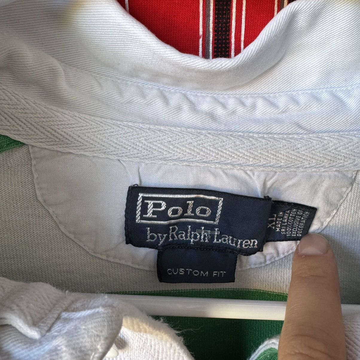 Polo Ralph Lauren Vintage POLO RALPH LAUREN Rugby Polo Long Sleeve Shirt Size US XL / EU 56 / 4 - 3 Thumbnail