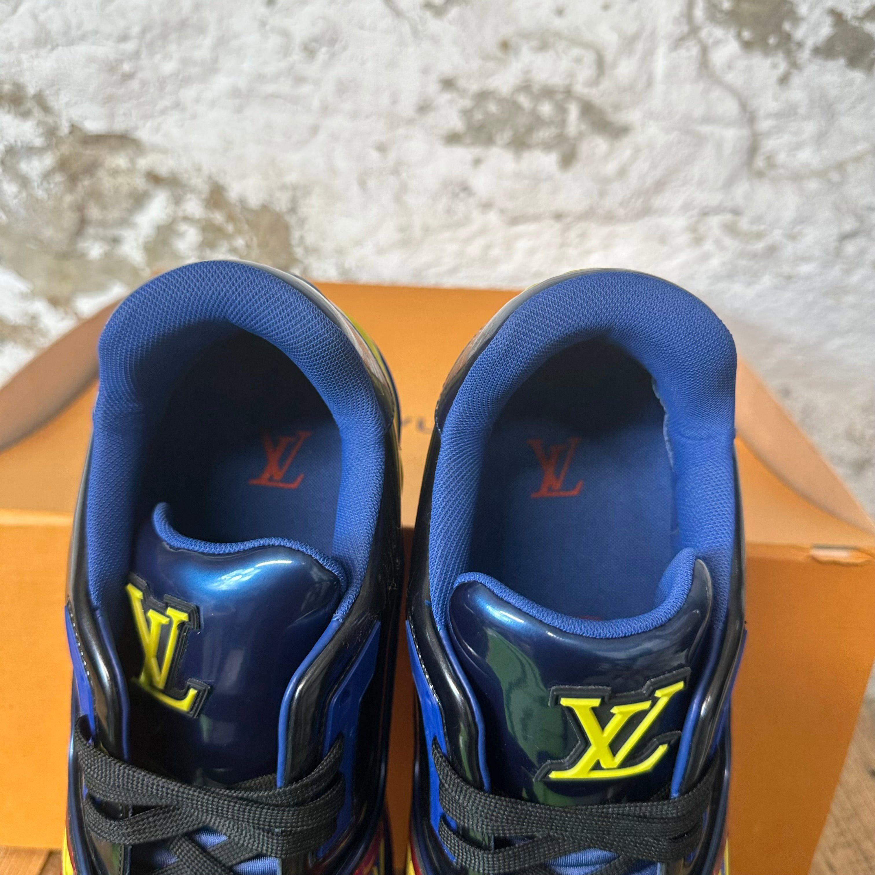 Louis Vuitton Louis Vuitton Marine Patent Trainer Sneaker Sz 11 (9.5LV) Size US 11 / EU 44 - 3 Thumbnail