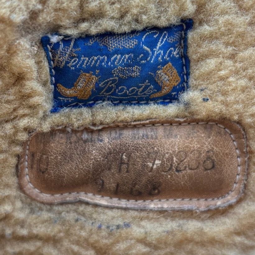 Vintage Vintage Herman Leather Shearling Lined Work Boots Men's 10 Size US 10 / EU 43 - 8 Thumbnail