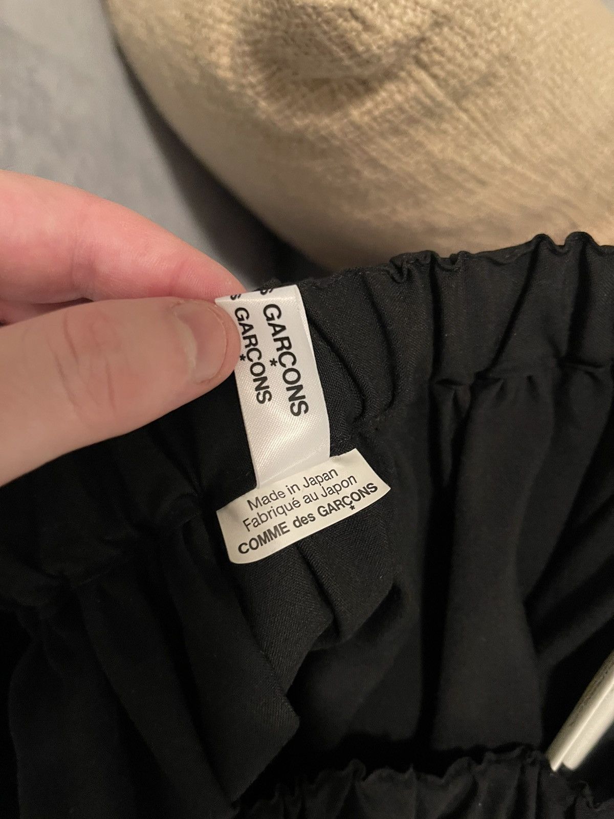 Comme des Garcons CDG CDG Black Pleated Wool and Cotton Skirt Size 28" / US 6 / IT 42 - 7 Thumbnail