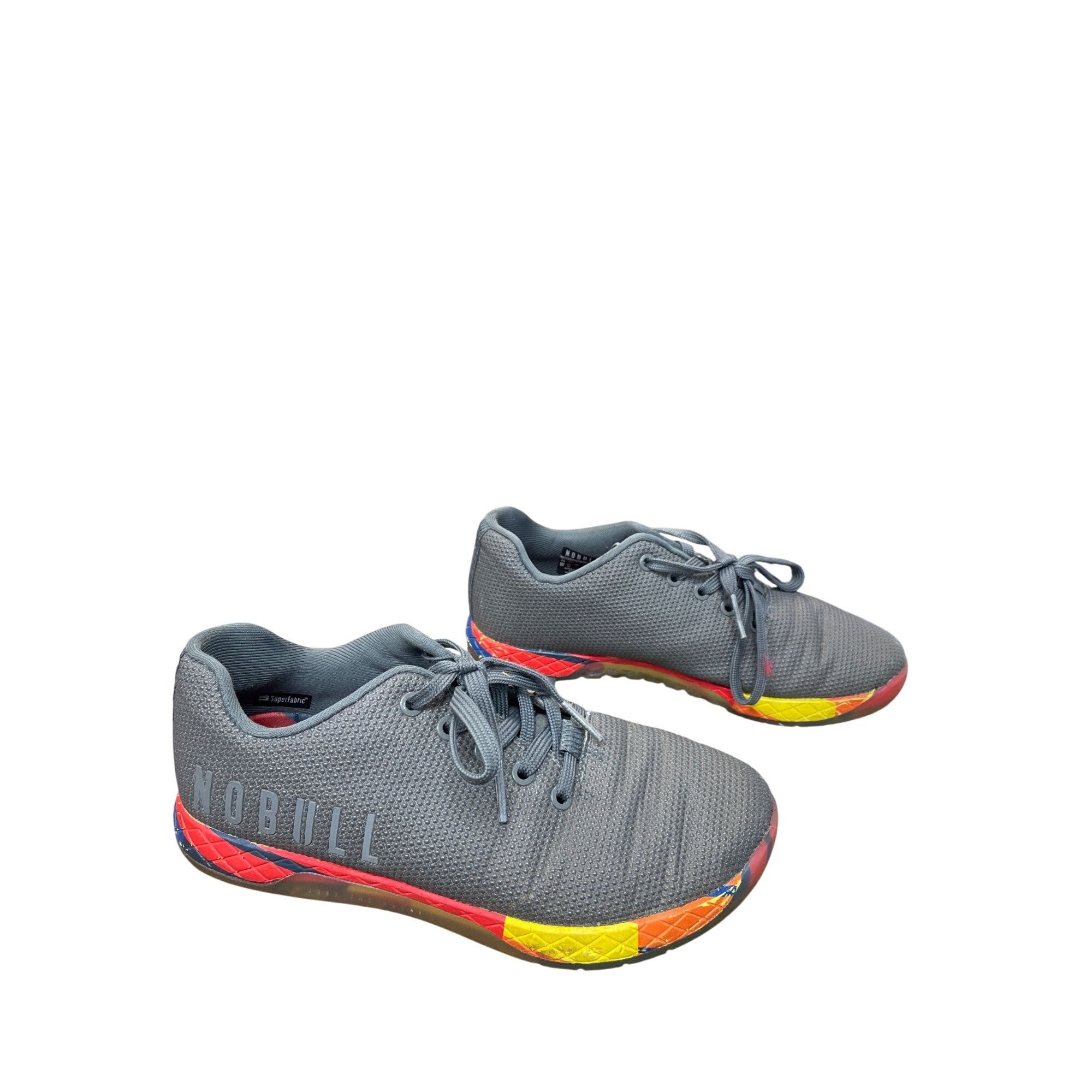 Other NoBull Womans Gray Red yellow Run walk sneakers Sz 8.5 SKU 9 Size US 8.5 / IT 38.5 - 4 Thumbnail