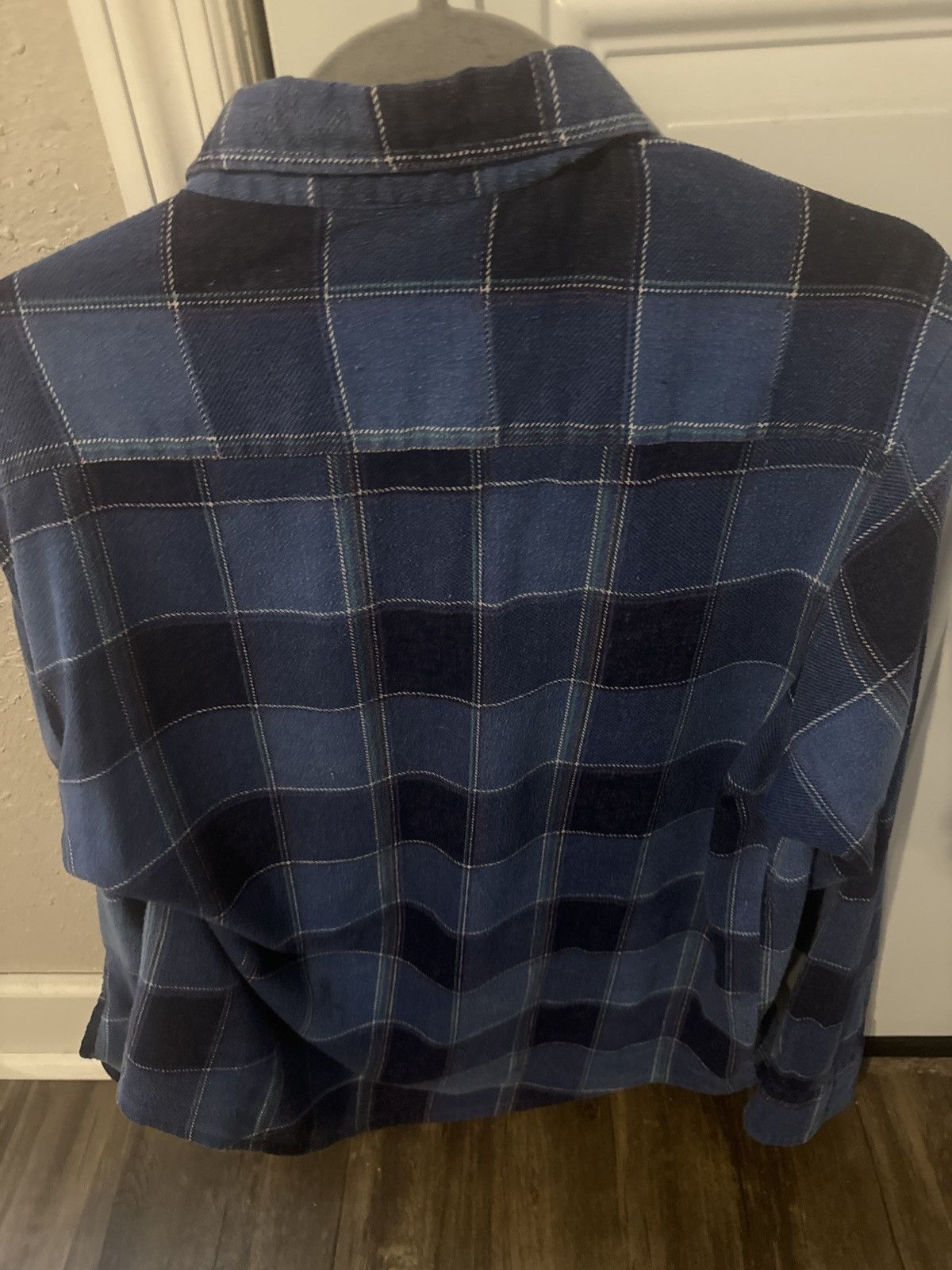 Vintage Vintage Blue Woodland Flannel Hype Yeezy Fall Classic Size US XL / EU 56 / 4 - 2 Thumbnail