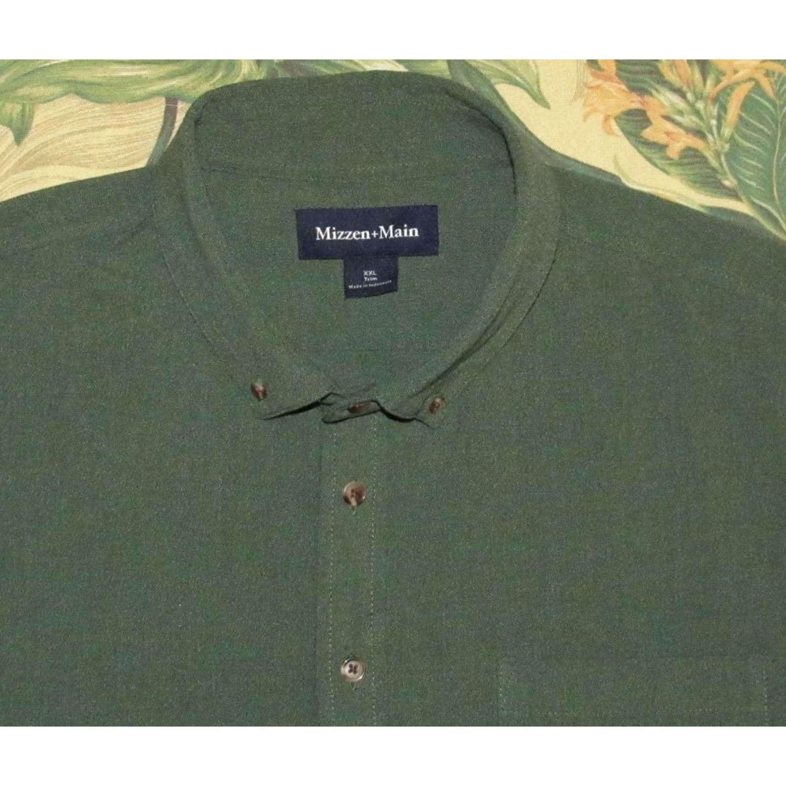 Mizzen+Main MIZZEN + MAIN Green City Flannel Long Sleeve Button Down Shirt XXL Mens XXL Green City Flannel Long Sleeve Button Down Shirt Size US XXL / EU 58 / 5 - 2 Thumbnail