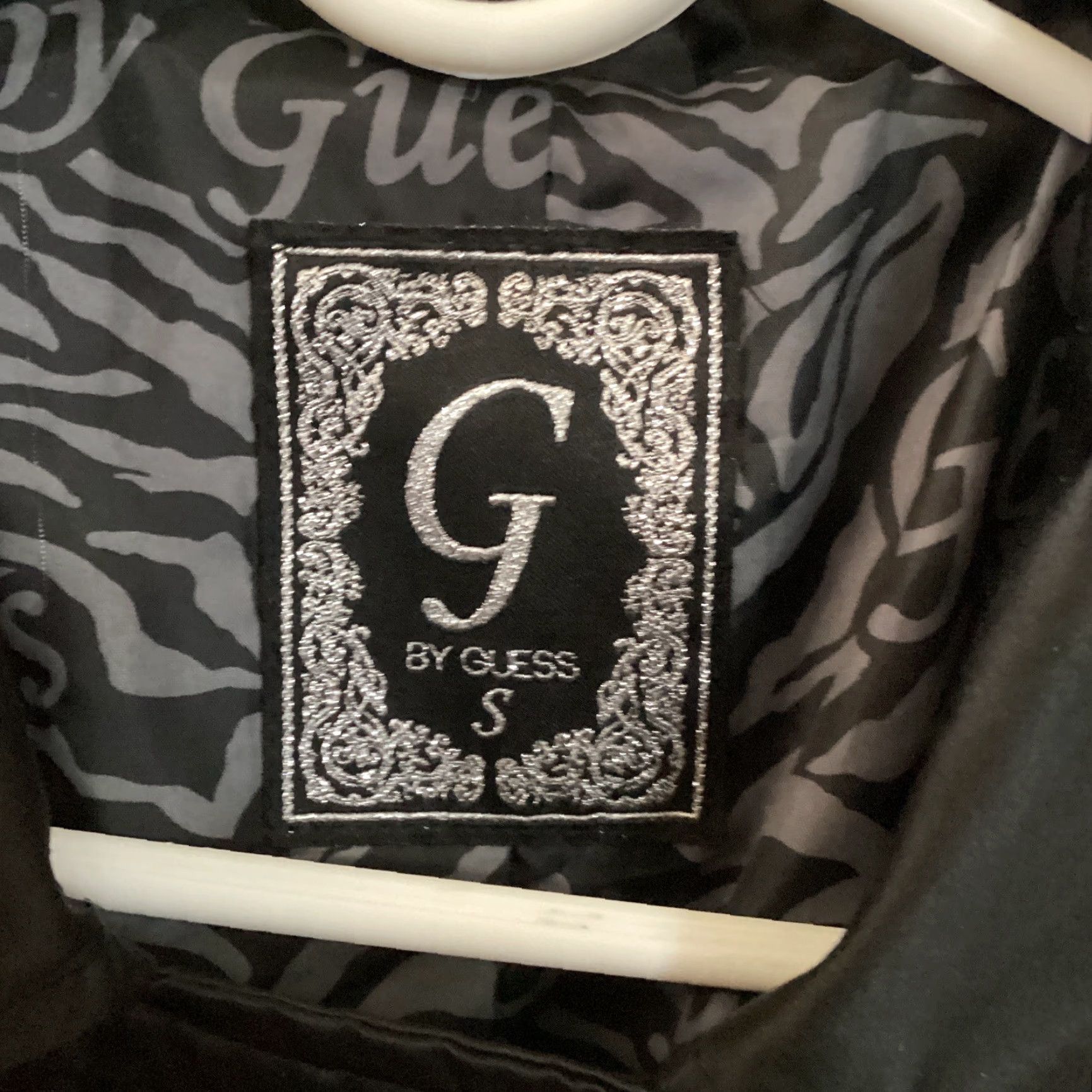 Guess VINTAGE G by GUESS Jacket Women S Black Trench Coat Button Down Collared Lined Size S / US 4 / IT 40 - 3 Thumbnail