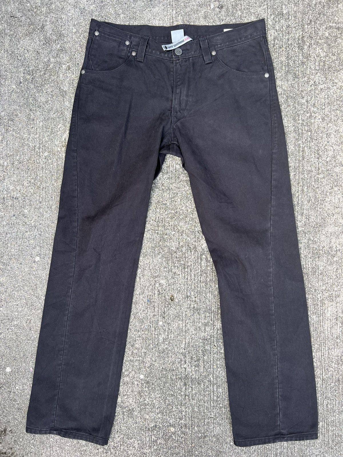 Levi's Vintage 2004 Levi’s Engineered Super Black Denim Jeans Size US 34 / EU 50 - 1 Thumbnail