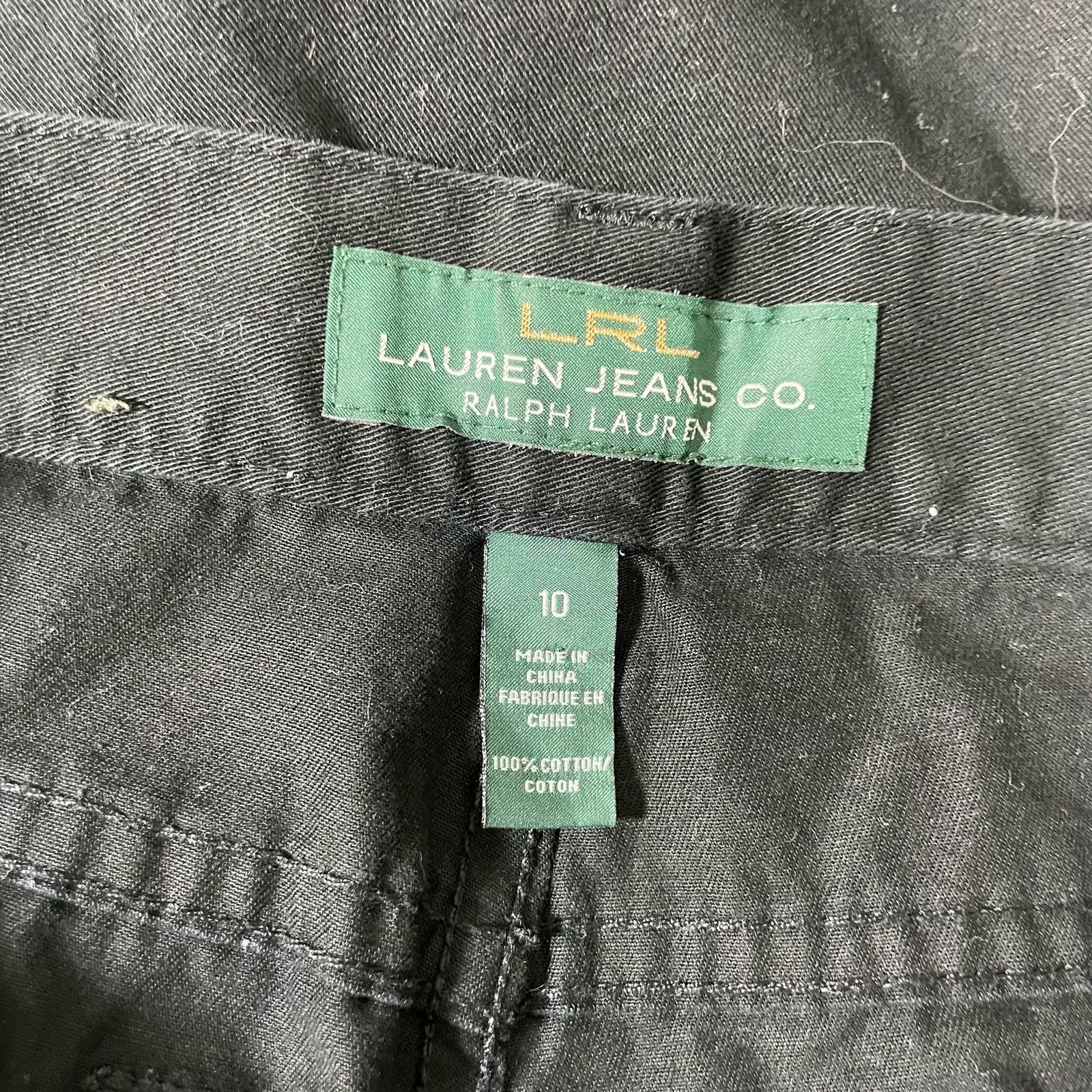 Lauren Ralph Lauren Lauren Ralph Lauren Black Lightweight Carpi Jeans - Size 10 Size 32" / US 10 / IT 46 - 3 Thumbnail