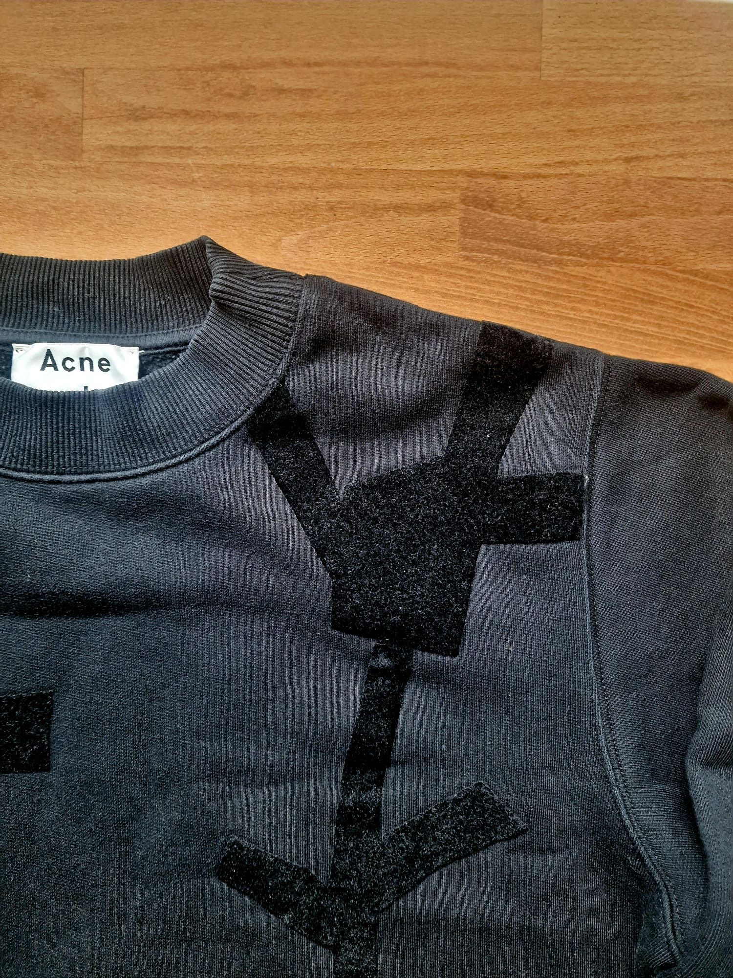 Acne Studios Acne Studios Black Bird flower PAW14 Crewneck Sweater Size S / US 4 / IT 40 - 7 Thumbnail