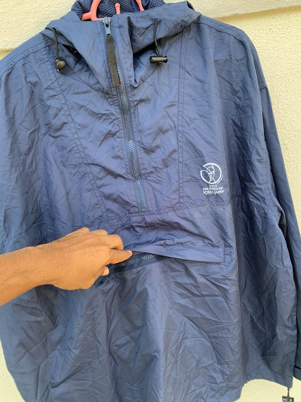 Sports Specialties Vtg 2002 FIFA World Cup Korea Japan Half Zip Windbreaker Size US M / EU 48-50 / 2 - 4 Thumbnail