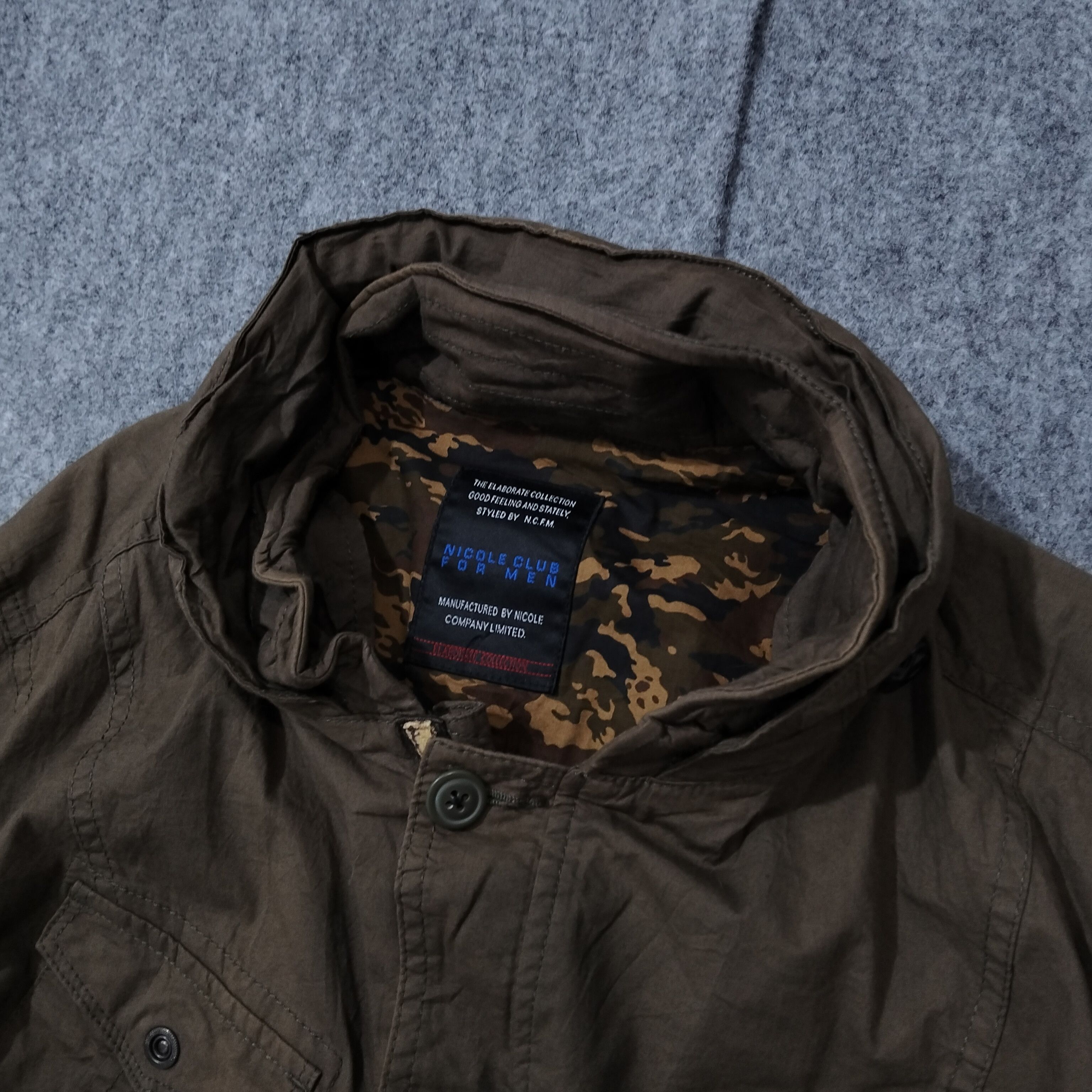 Japanese Brand × Nicole Club 🔥 90's Camo Hooded Parka Nicole Club for Men 🔥 Size US M / EU 48-50 / 2 - 4 Thumbnail