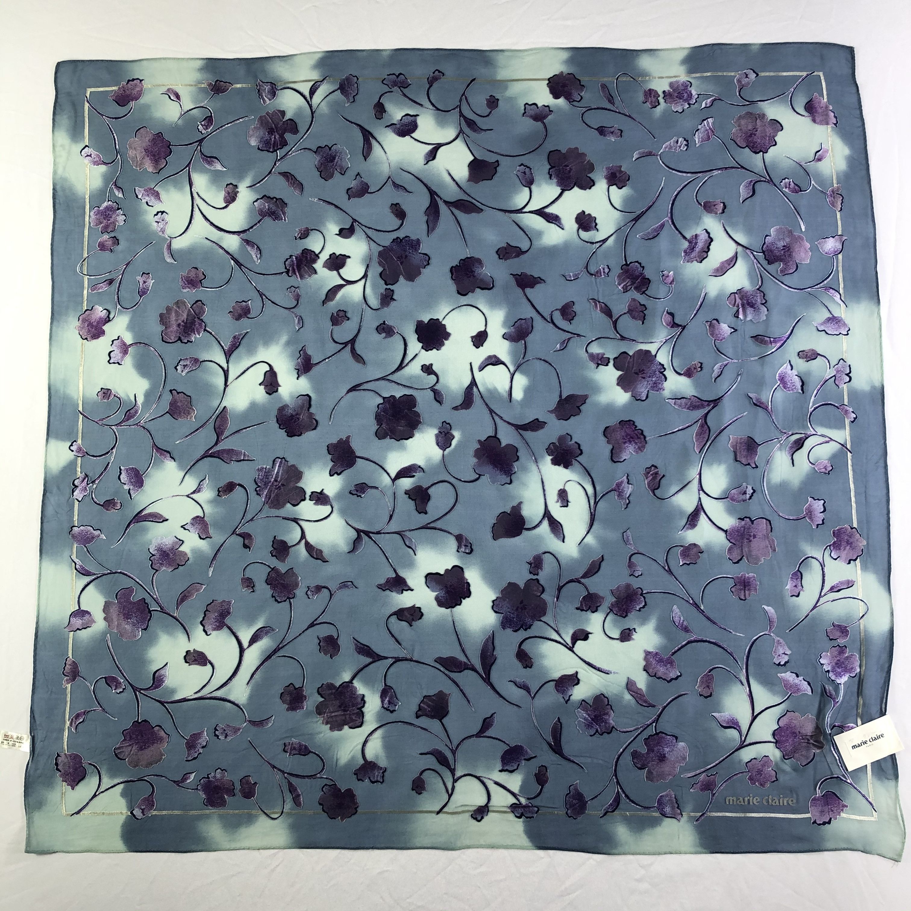 Vintage Vintage Marie Claire Silk Scarf Size ONE SIZE - 2 Thumbnail