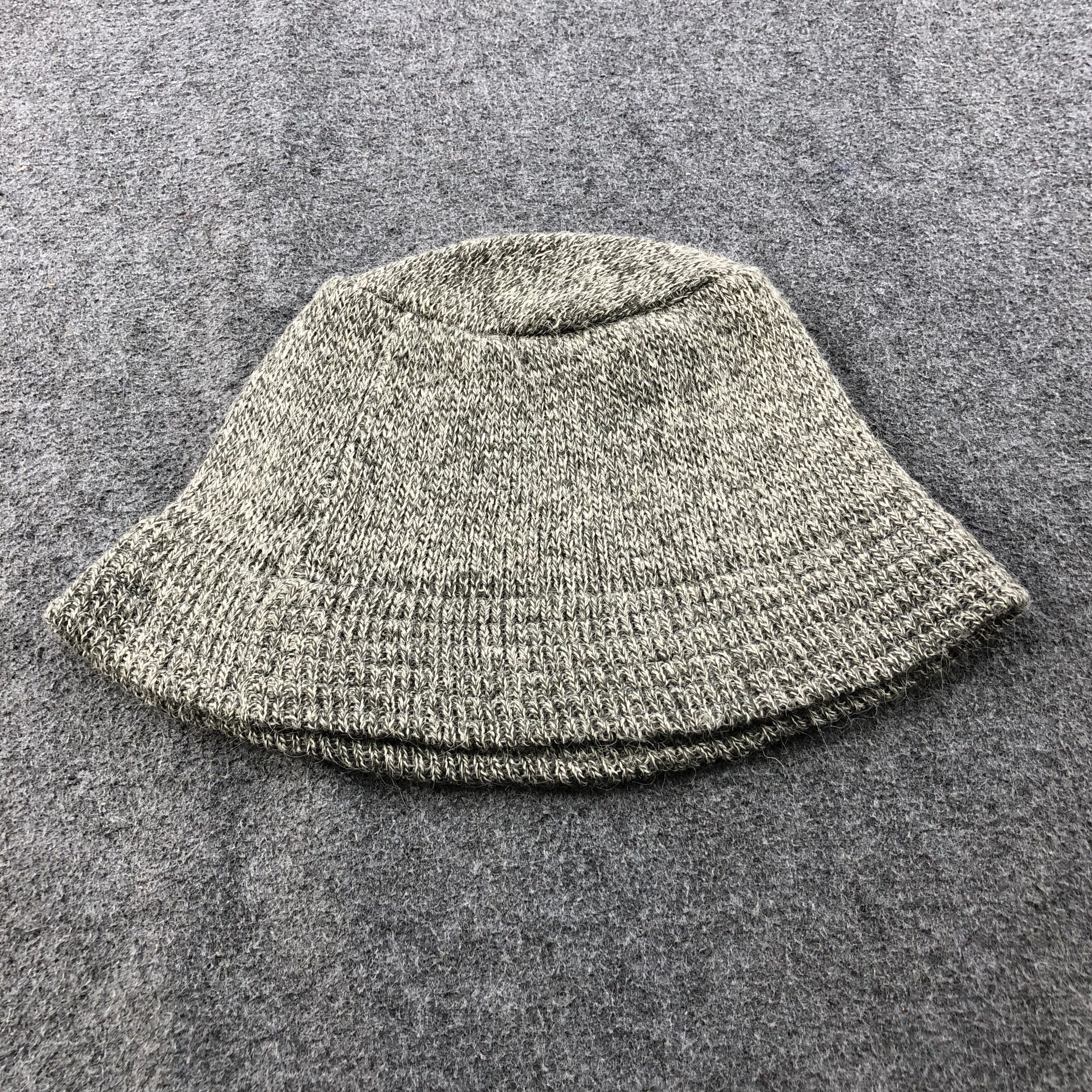 Kensho Abe Kensho Abe Grey Bucket Hat Beanie Snowcap Snow Hat B367 Size ONE SIZE - 5 Thumbnail