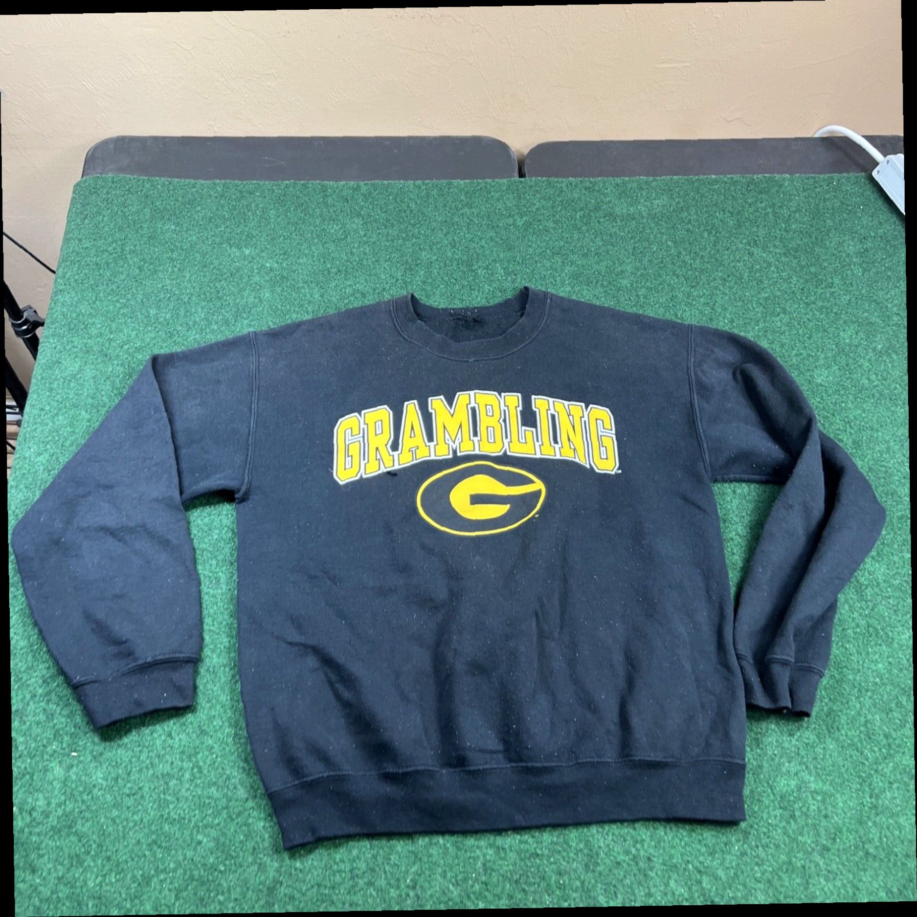 Jerzees Vintage Grambling State University Tigers Crewneck Sweatshirt HBCU Medium Black Size US M / EU 48-50 / 2 - 1 Thumbnail