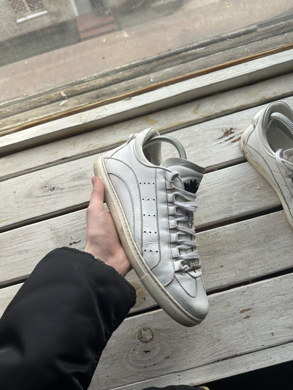 Dsquared2 × Vintage 🚨Vintage DSQUARED D2 Born To Rebel Italian Designer Sneakers Size US 8 / EU 41 - 2 Thumbnail