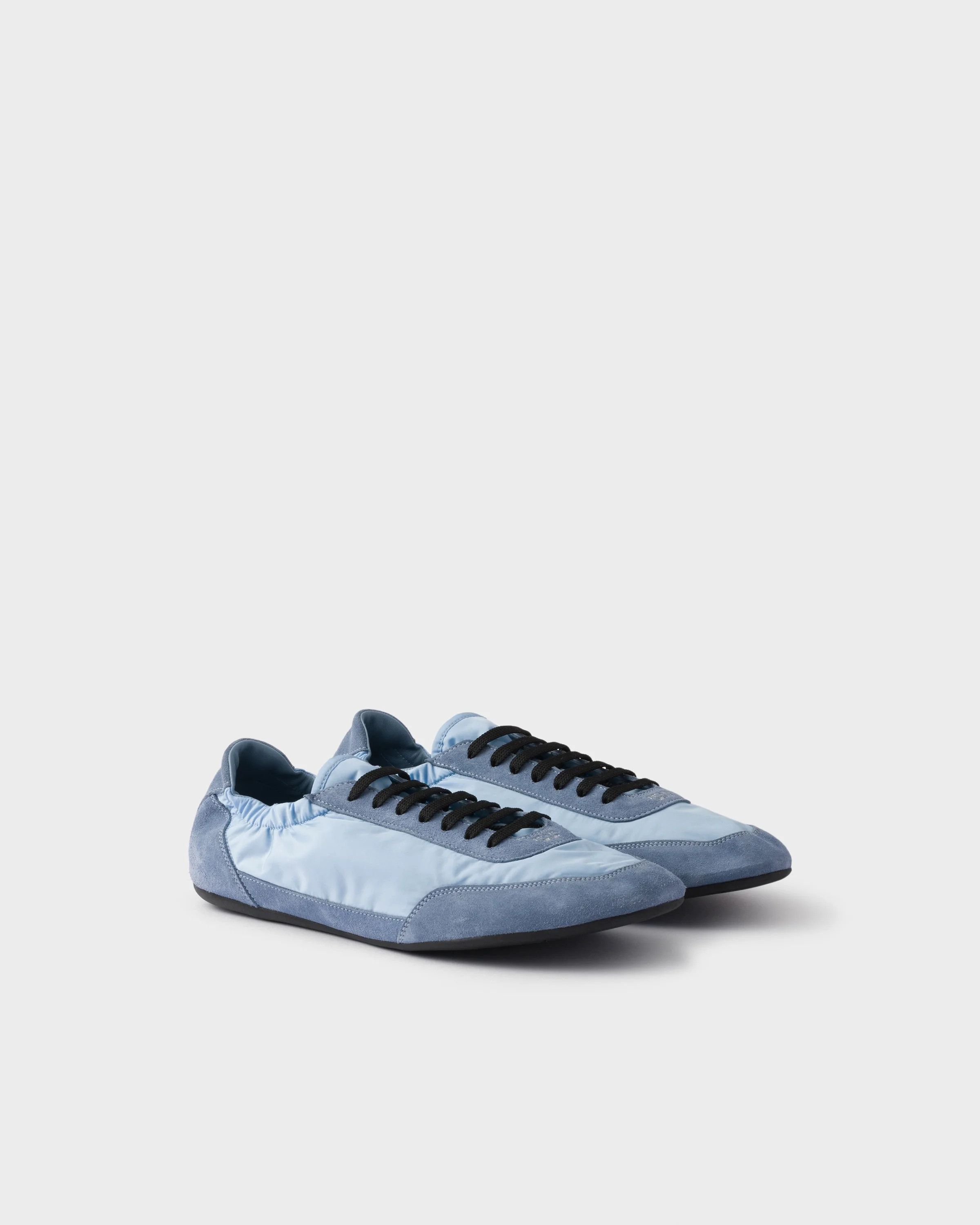 Prada o1mt1gz0226 Collapse Re-Nylon Suede Eelasticized Sneakers Size US 10 / EU 43 - 1 Thumbnail