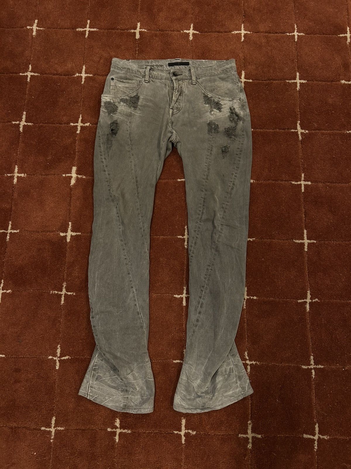 Julius JULIUS_7 SS10 SPIRAL TWISTED SEAM DENIM Size US 32 / EU 48 - 1 Thumbnail