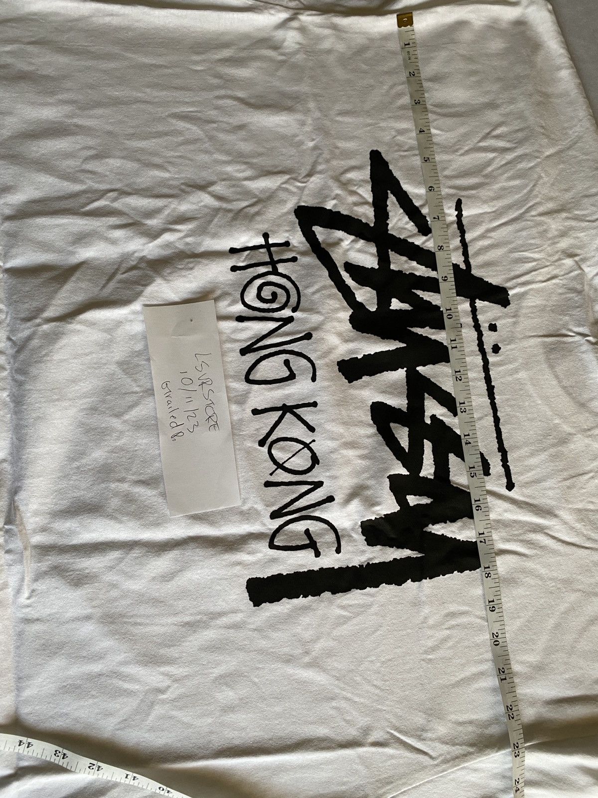 Stussy Stussy Hong Kong Exclusive Tee White XXLARGE LASTONE🚨! Size US XXL / EU 58 / 5 - 9 Thumbnail