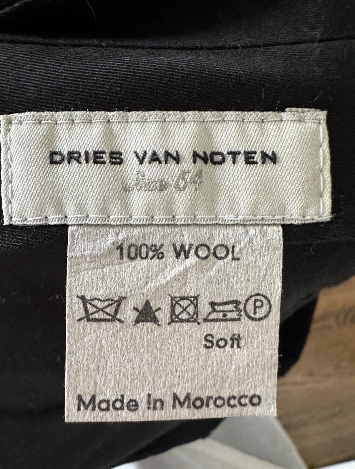 Dries Van Noten Dries Black Dress Pants Size US 36 / EU 52 - 4 Thumbnail