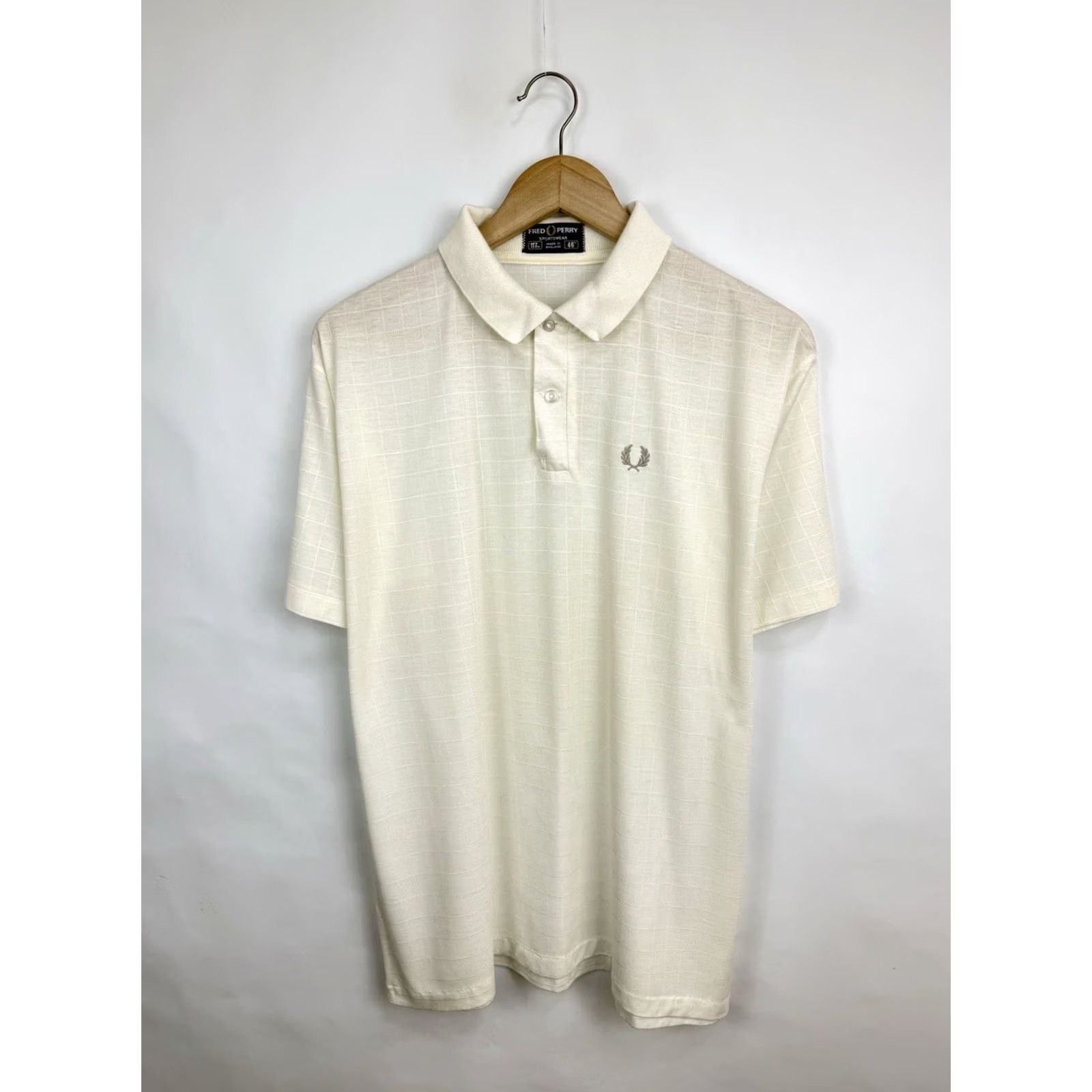 Fred Perry VINTAGE Fred Perry Tennis Polo T-Shirt Beige L Mens 80s Made in England Size L Beigh Size US L / EU 52-54 / 3 - 3 Thumbnail
