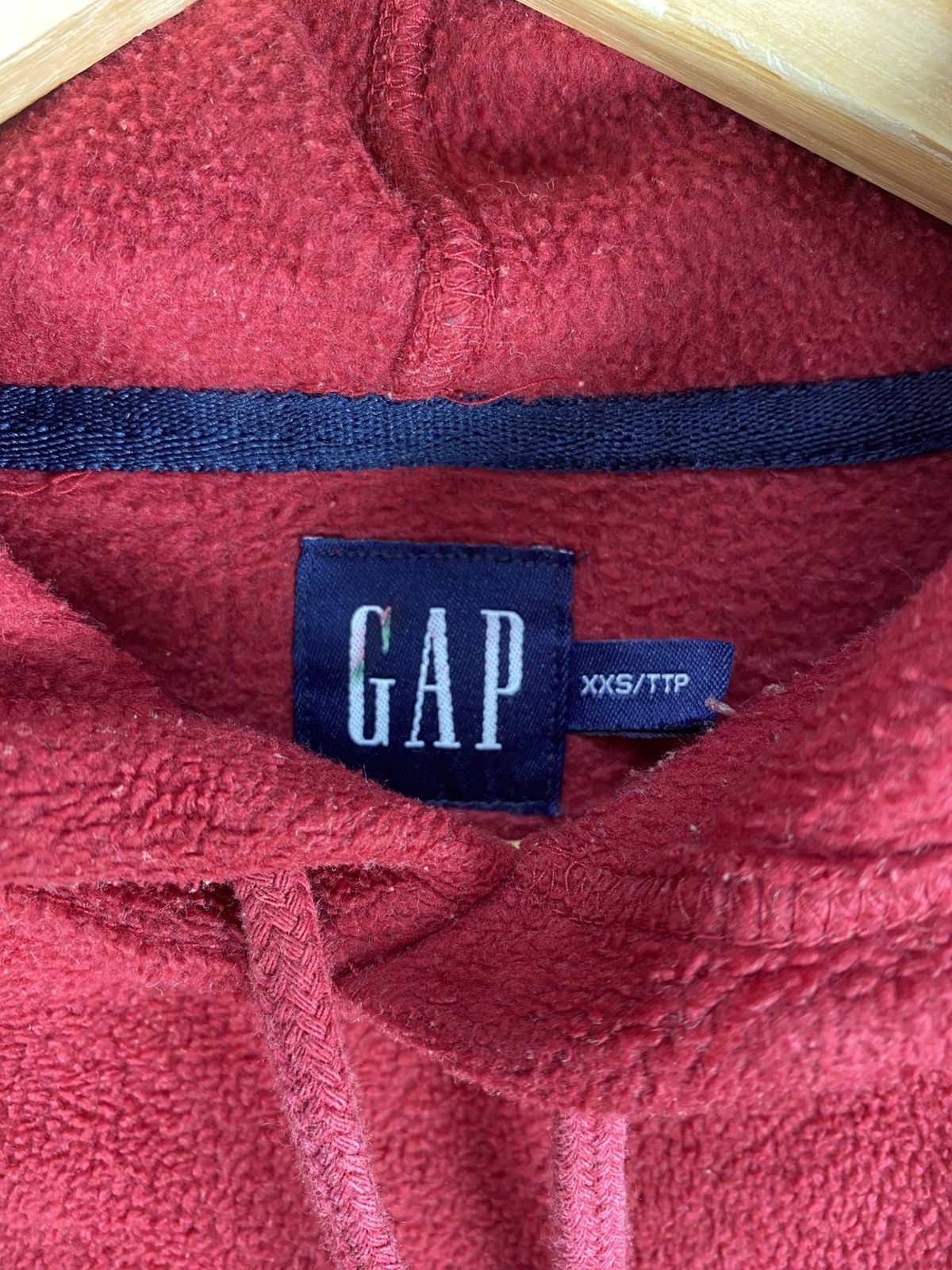 Gap Vintage Y2K GAP Fleece Sweatshirt Hoodie Embroidery Logo Size US XS / EU 42 / 0 - 11 Thumbnail