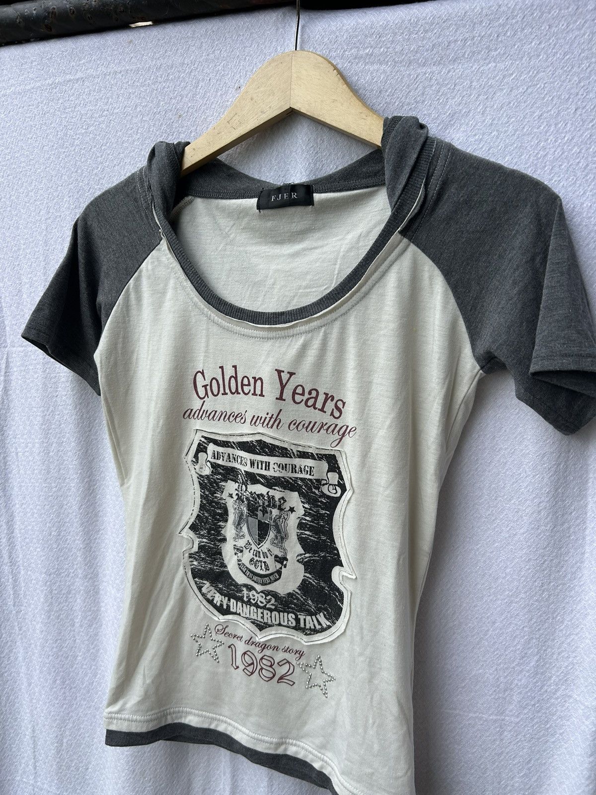 Japanese Brand Japanese fjer poem hoodie tees Size US S / EU 44-46 / 1 - 3 Thumbnail