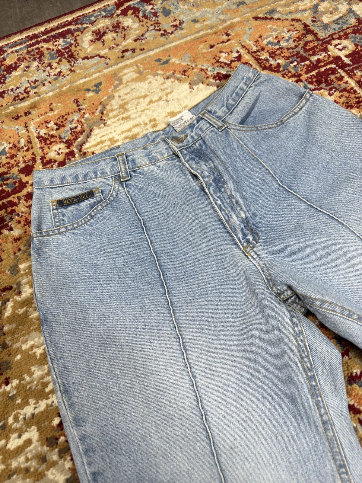 Hysteric Glamour × If Six Was Nine × Le Grande Bleu (L.G.B.) ᶠᵃⁿᶜʸᵍᵘʸ BNWT Y2K Flared Baggy Bootcut Denim Jeans Vintage Size US 30 / EU 46 - 3 Thumbnail