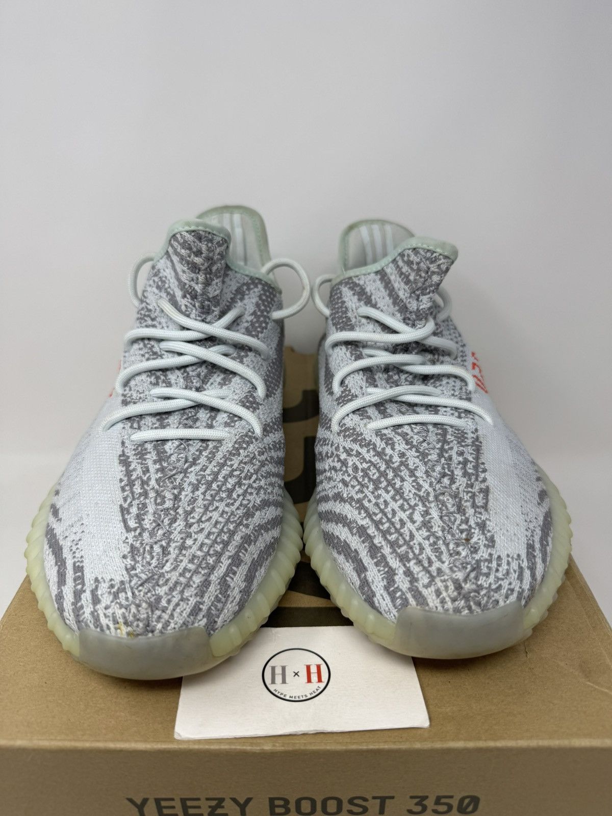 Adidas Yeezy Boost 350 V2 Blue Tint 2017 Size US 11.5 / EU 44-45 - 4 Thumbnail