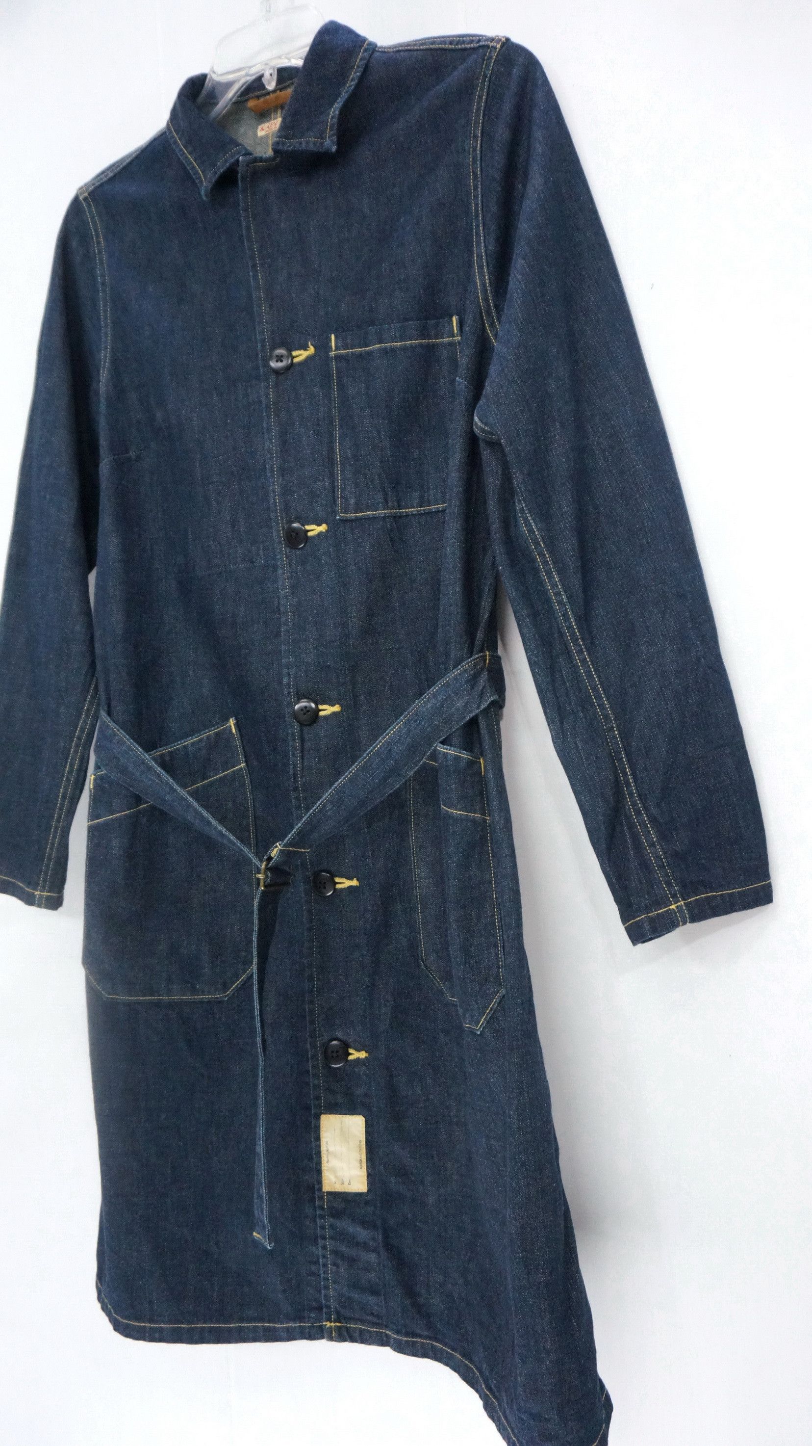 Japanese Brand KAPITAL Denim Shop Coat Indigo Size S / US 4 / IT 40 - 3 Thumbnail