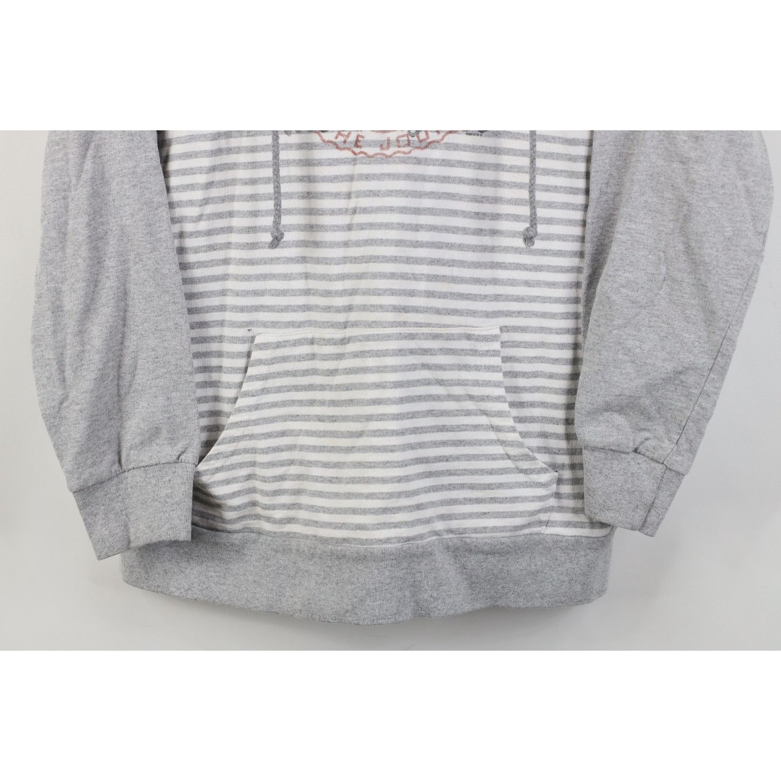 Harley Davidson Vintage Y2K Harley Davidson Striped French Terry Hoodie Size XL / US 12-14 / IT 48-50 - 3 Thumbnail