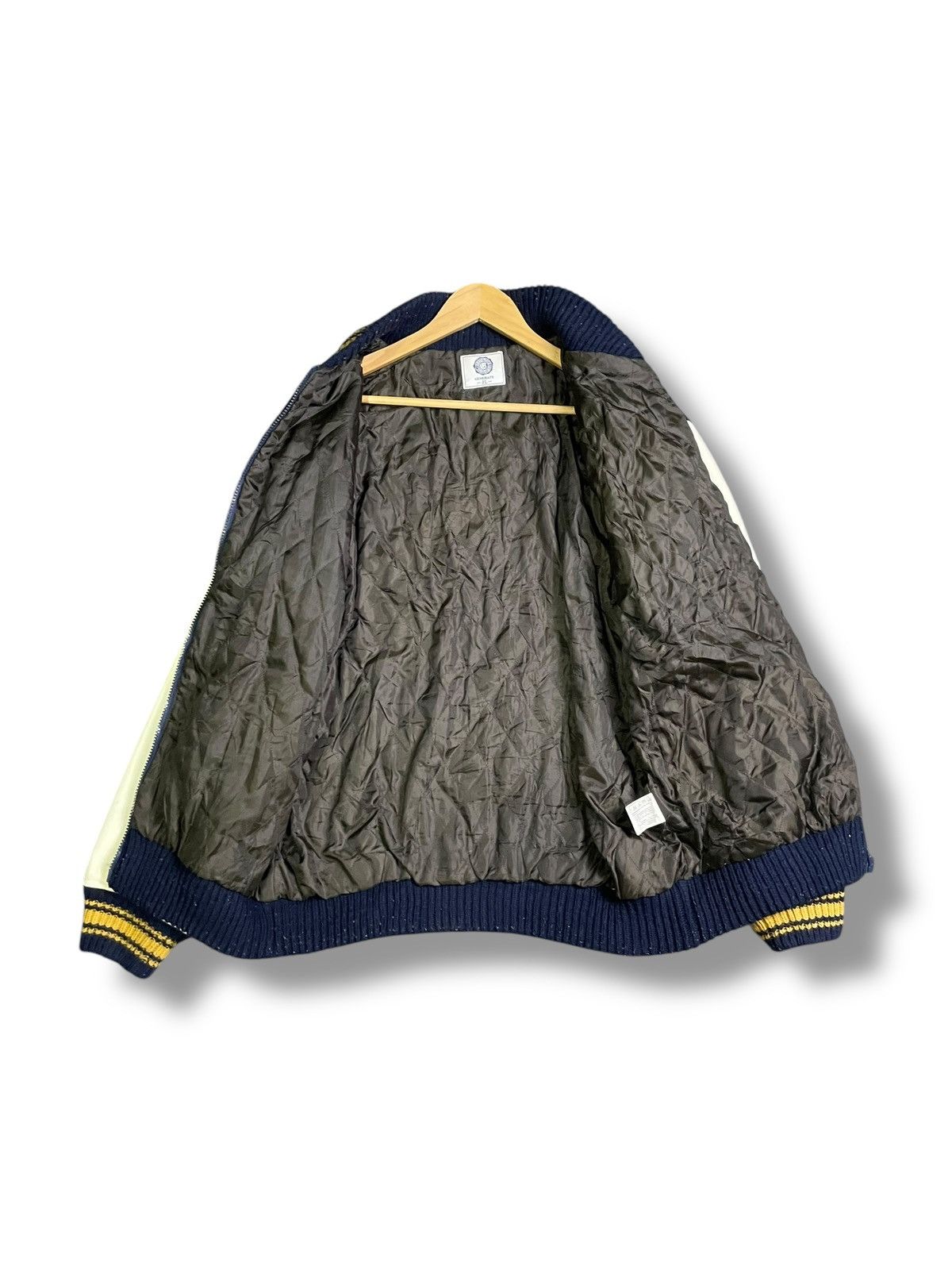 Japanese Brand × Vintage Generate Original x Native Eagles Knitted Varsity (36) Size US L / EU 52-54 / 3 - 2 Thumbnail