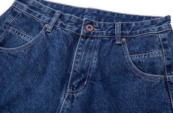 Vintage Men's Japanese retro casual washed jeans Size US 32 / EU 48 - 3 Thumbnail
