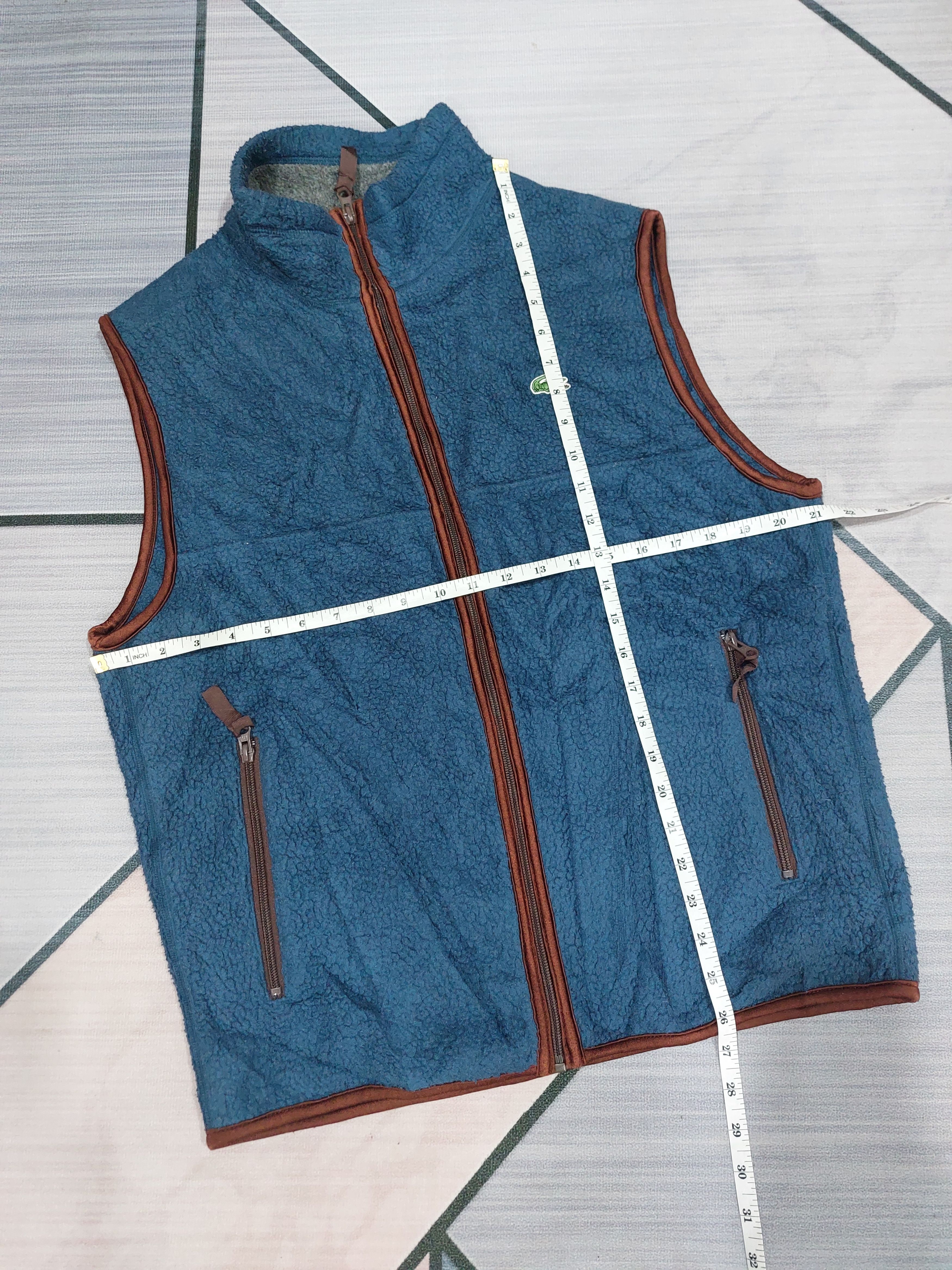 Japanese Brand × Lacoste LACOSTE FLEECE VEST Size US M / EU 48-50 / 2 - 11 Thumbnail
