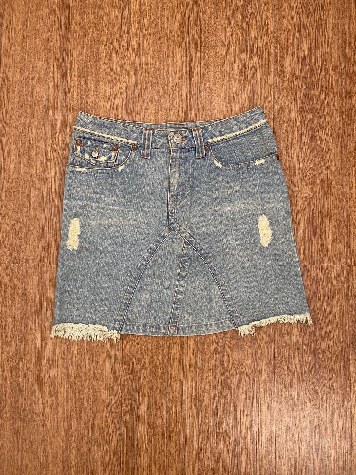 True Religion Vintage True Religion mini skirt Size 28" / US 6 / IT 42 - 2 Thumbnail