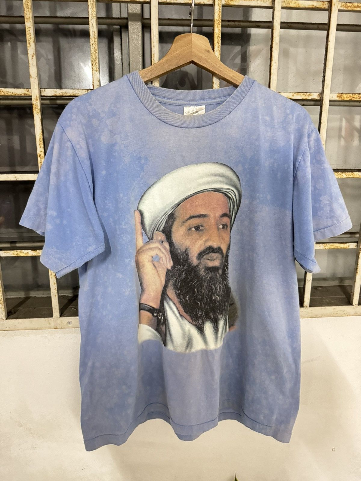Vintage Rare Vintage Osama Bin Laden Single Stitch Size US L / EU 52-54 / 3 - 1 Thumbnail