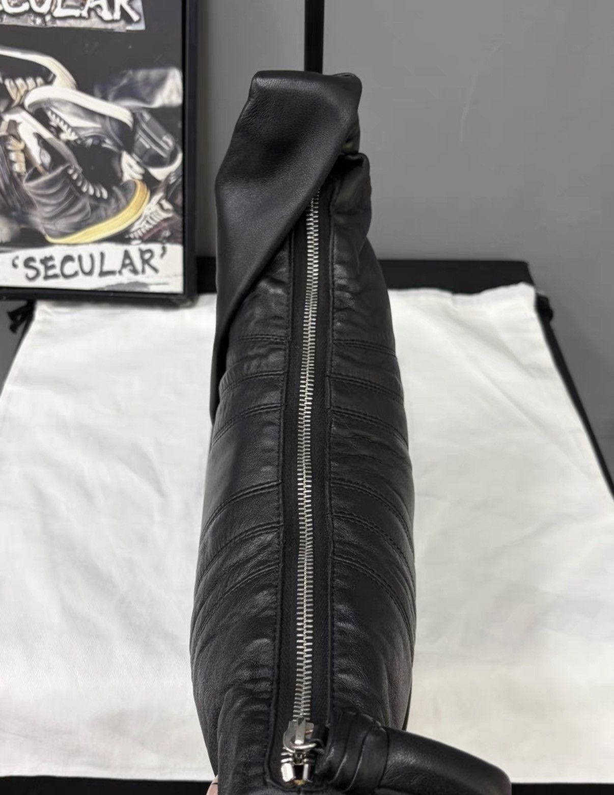 Lemaire Lemaire Black Small Croissant Bag KKKK6 Size ONE SIZE - 5 Thumbnail