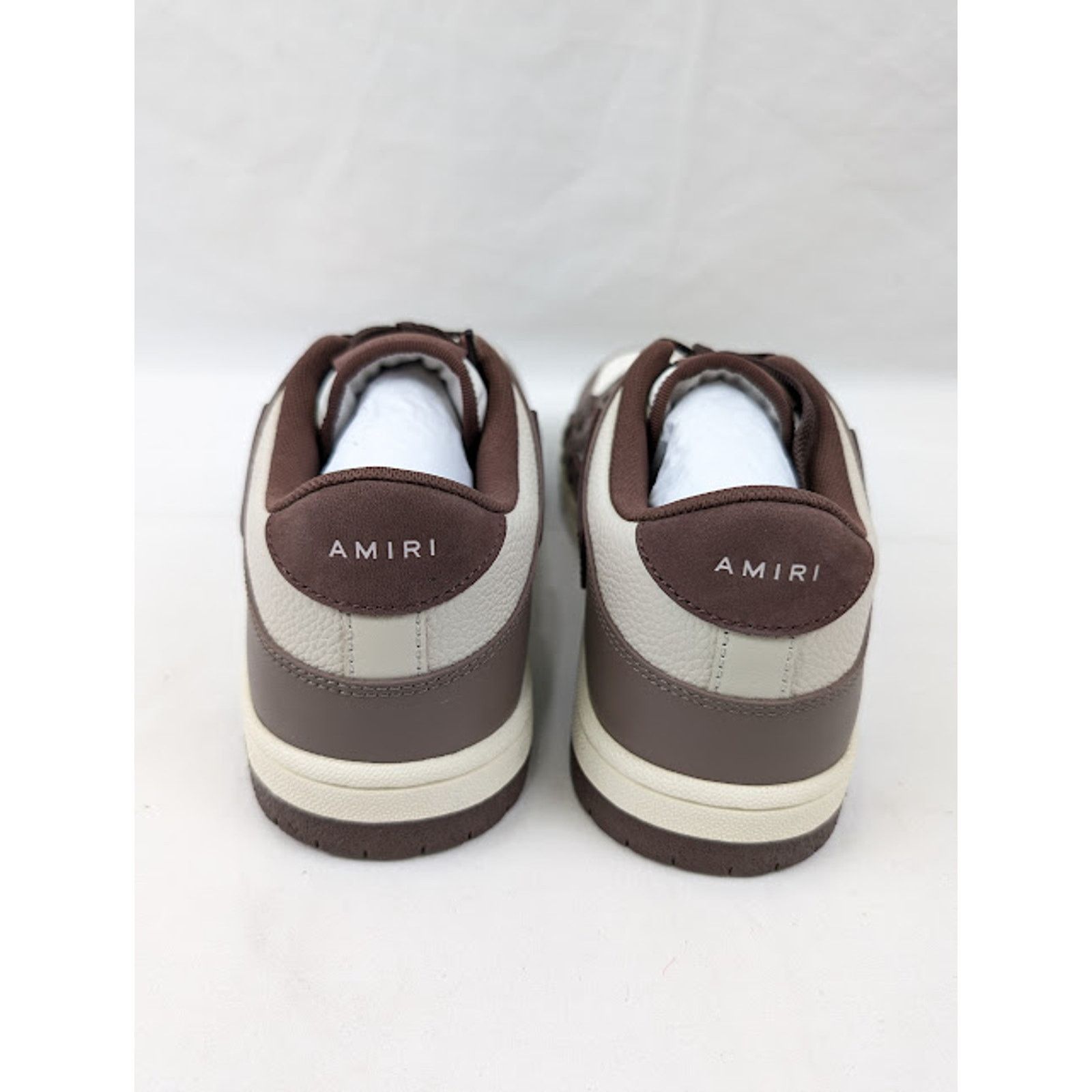 Amiri o1rshd1 Skelton Low-Top Sneakers in Brown Size US 9 / EU 42 - 18 Thumbnail
