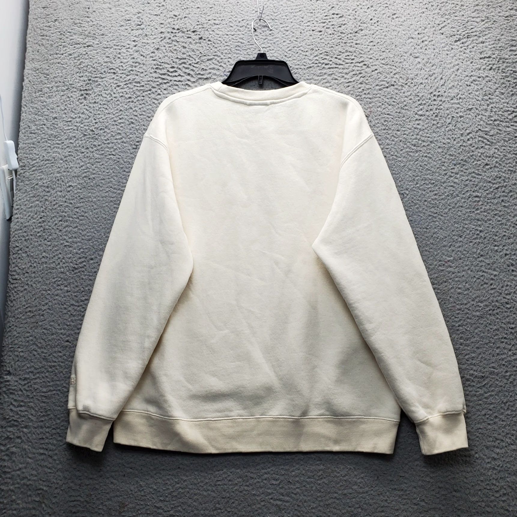 Vintage Pull&Bear Mens Sweatshirt Pullover Long Sleeve Cotton Tan Fleece Lined Crew Neck M Size US M / EU 48-50 / 2 - 2 Thumbnail