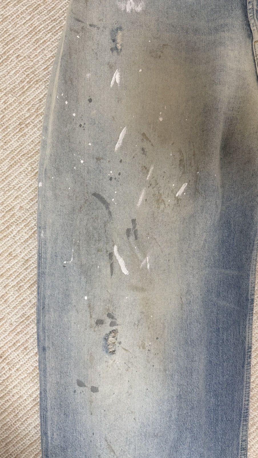 Acne Studios Acne 2023 splatter jeans Size US 30 / EU 46 - 2 Thumbnail