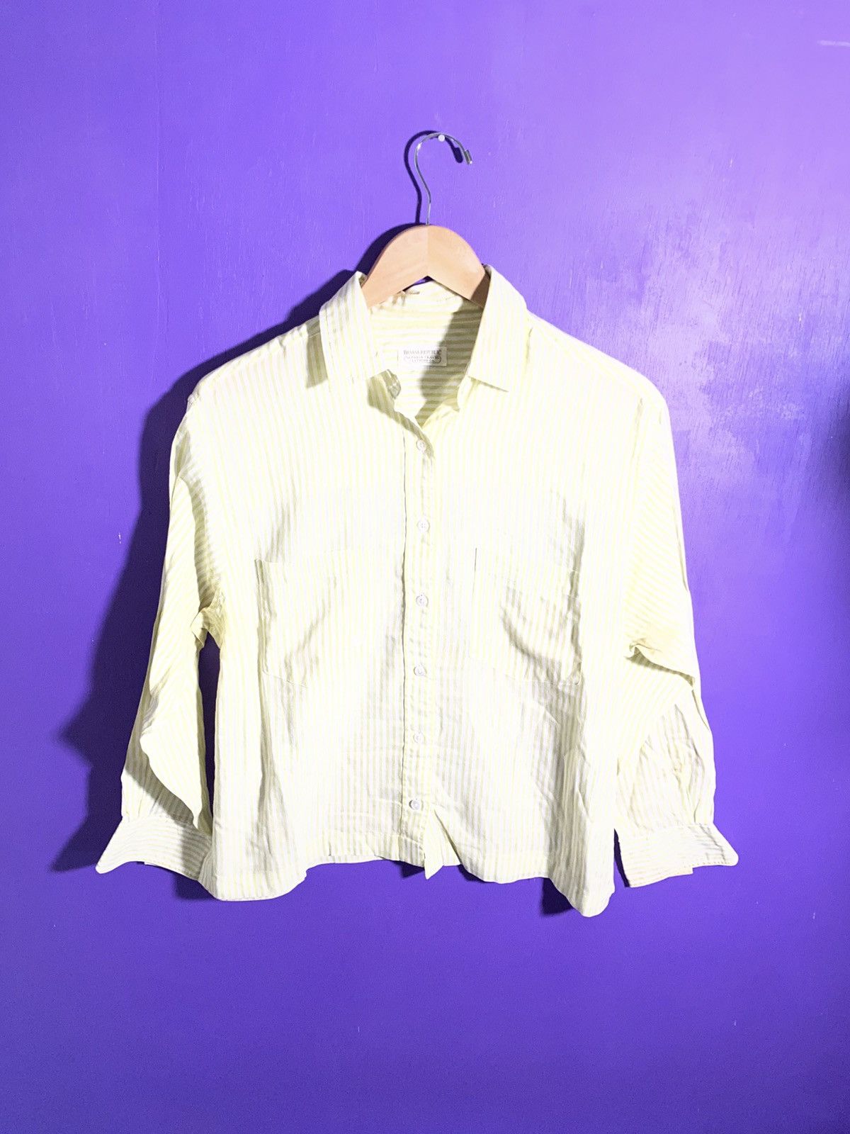 Banana Republic × Vintage Vintage 80s Banana republic striped boxy button up Size US M / EU 48-50 / 2 - 1 Thumbnail